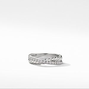 David Yurman Crossover Collection Ring w Diamonds